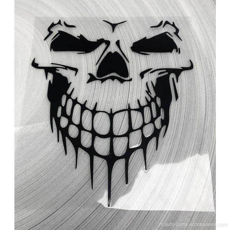 Verkoop Hot Skull Reflective Hood Cars -stickers