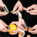 Stainless Steel Peeling Finger Protector Home Kitchen Multifunctional Broad Bean Eel Bean Shelling Tools Nail Cover