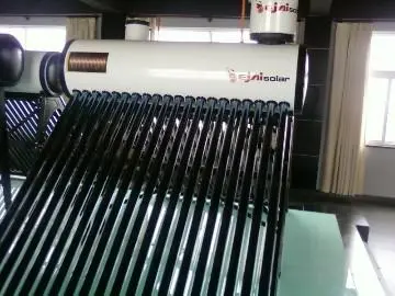 Pre-heated Copper Coil Solar Heater System