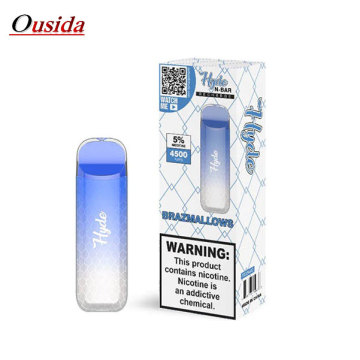 Hyde 4500 N-BAR Disposable E-cigarette Rechargeable