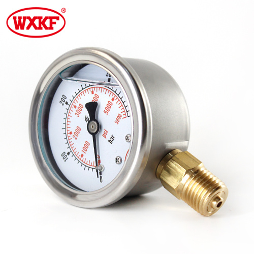 Bourdon Tube Homogenizer Sanitary Pressure Gauge