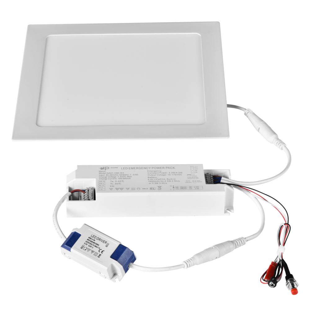 Panneau LED Alimentation d'urgence 3-80W