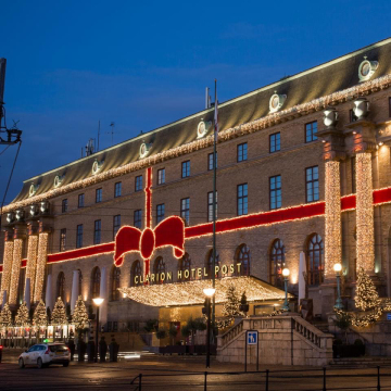 High-Quality 3D Light-Up Giant Red Bow Ribbon Christmas Decoration for Shopping Centers