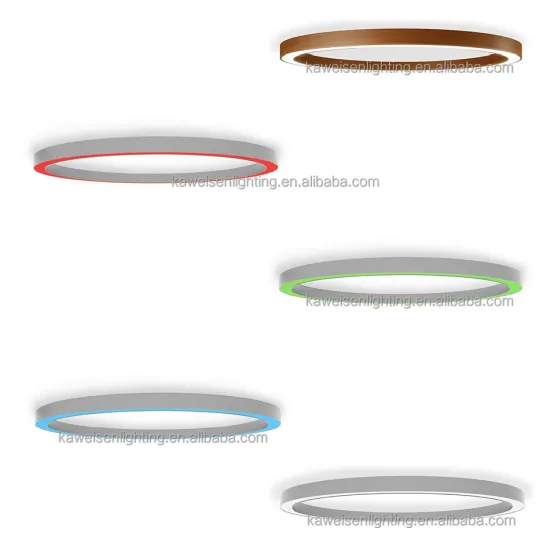 Commercial-grade LED Circle and Oval Ring Lighting Systems: Aluminium Profiles, RGB, and 3CCT Options