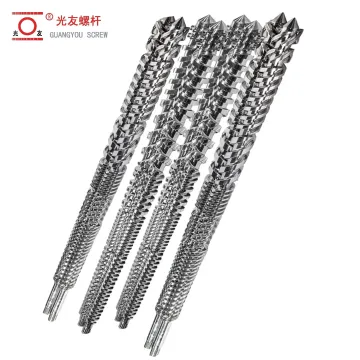 Long-Life Precision-Machined Alloy Nylon Parallel Twin Screw para sa Plastic Extruder