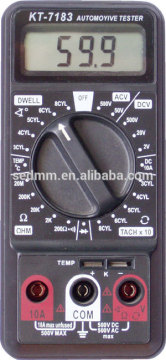 Hot Sale Automatic Switching TACHO & DWELL LCD KT-7183 Automotive Tester