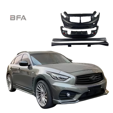 Infiniti QX70 FX35 FX37 Body Kit: Impul Style Front Bumper, Grille, Rear Diffuser & Side Skirts