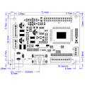 Controlador LCD de entrada de sinal HDMI para LVDS TFT-LCD