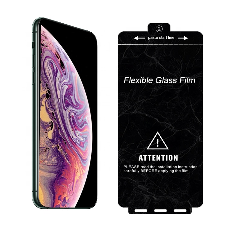 Flexible glass screen protector