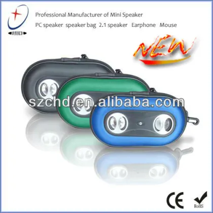 SmashBox 3.5mm Aux Portable Speaker Case made in shenzhen