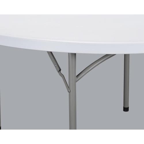 Factory  Plastic Folding Table steel leg