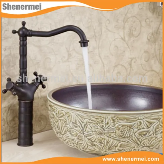 High Quality Black Antique brass wash basin taps