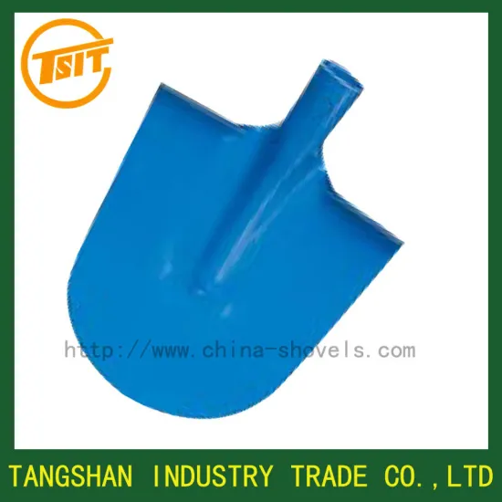 garden tools point steel round shovel head