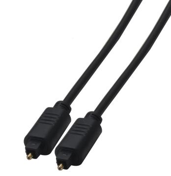 Black Digital Audio Optical Toslink Cable