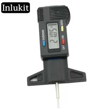 Car Tyre Maintenance Tool: Digital Tread, Brake Pad, Shoe, and Gauge Depth Tester