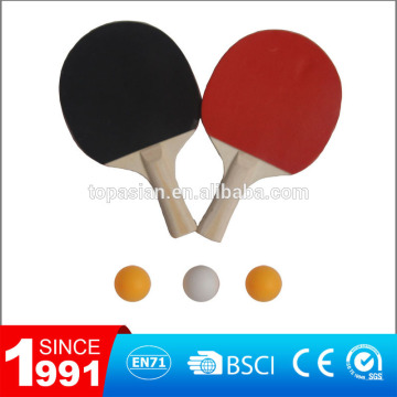 penhold table tennis bat/ping pong game/table tennis bat and ball