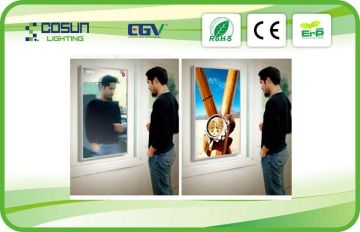 Crystal Led Magic Mirror Light Box Wall Mount Single Side For Photography