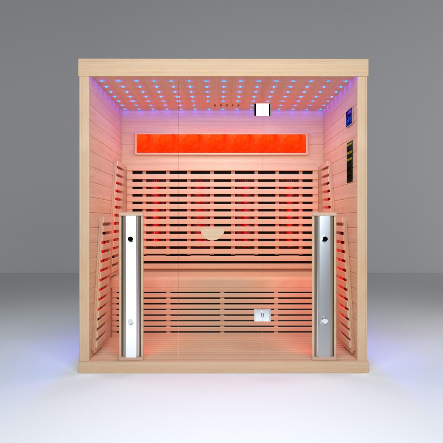 Canadian Hemlock 4-Person Far Infrared Sauna Room