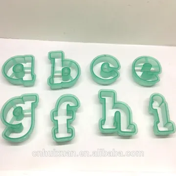 26pcs Plastic alphabet mould for Biscuit cookie letter mould