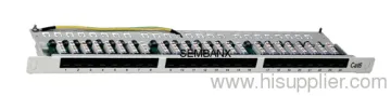 Cat6 Utp 24 Ports 0.5u Patch Panel 