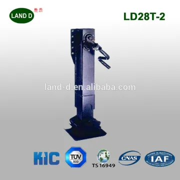 Stabilizer Container Support Steel Gearbox Inside One Side Welded Heavy Duty Landing Gear 28T Trailer Jacking Legs