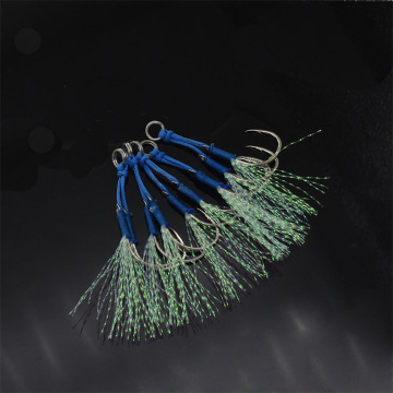 Weihai High Carbon Steel Hook Double Ho -Tharing Fishing Lures 10 to 22 Size