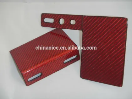 Carbon Fiber Custom License Plate Frame for Auto