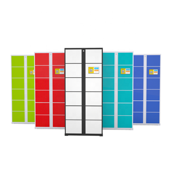Fingerprint delivery intelligent gym outdoor parcel locker system digital electronic steel smart metal storage lockers