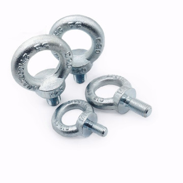 China Supplier of High-Quality DIN 580 M8 Stainless Steel Eye Bolt with Galvanized Oval Swivel and Forged Anchor