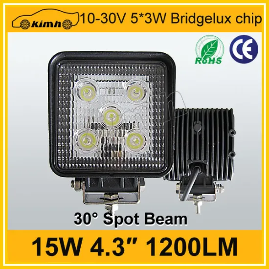 10v-30v 15w 1200LM truck mounted work lights & led work light