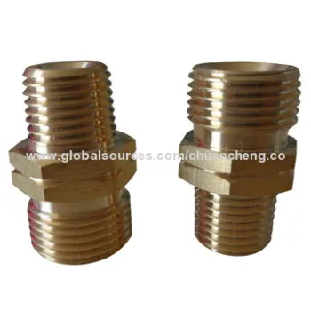 Customized hex brass, carbon steel, stainless steel pipe fitting, bolt with high quality