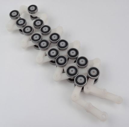 Sch****** Cadena giratoria para escaleras mecánicas 17 pares de rodillos Horquilla doble Sch****** Escalator Rotating Chain 17 pair rollers Double Fork
