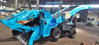 Hydraulic 4-Wheel Mucking Loader for Coal Mine Earthworks: 1400mm Dumping Distance