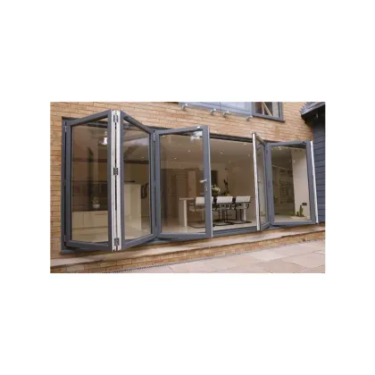 Thermal Break Aluminum Folding Doors: ExteriorAccordion as Stacking Bi-fold Doors