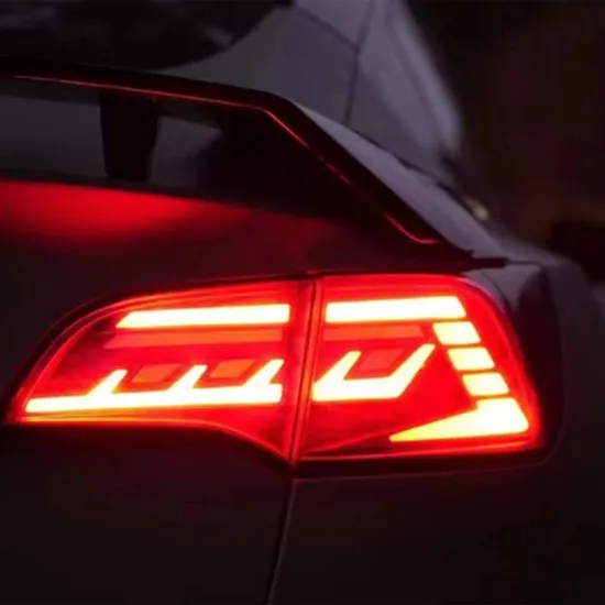 TypeStar 4pcs LED Tail Light Turn Signal Brake Driving Reversing Lamp Car Accessories for Tesla Model 3 & Y