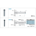 Stripping Plate Guide Pin-lastning och lossningstyp