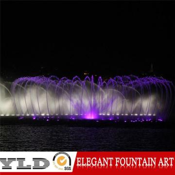 Digital curtain drinking water metal garden decoration fountain