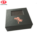 Black Jewellery Gift Box Jewelry Paper Box Window