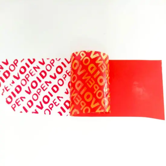 partial transfer security VOID labels