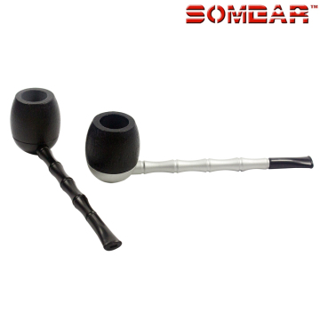 PW071010 Resina TABACCO Filtro Fumo anello di anello in metallo Fumo imita il tubo in legno