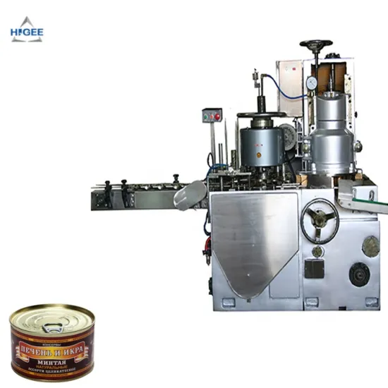 Canned Pork Meat Sealing and Labeling Machine