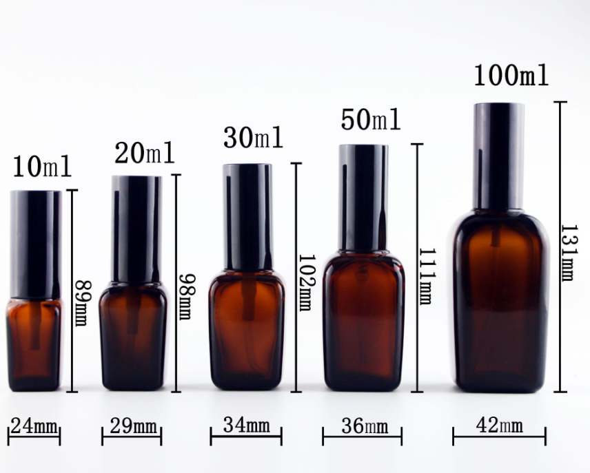 Amber Essential Oil Spray Bottle