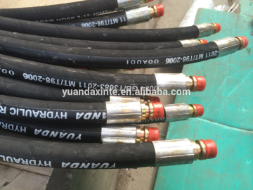 hydraulic hose braided top quality spiral hose concrete pump rubber high pressure hose