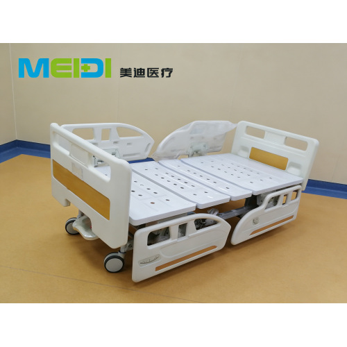 Customized Multifunctional Electric Hospital Bed with Central Control Brake & 4 Side Rails