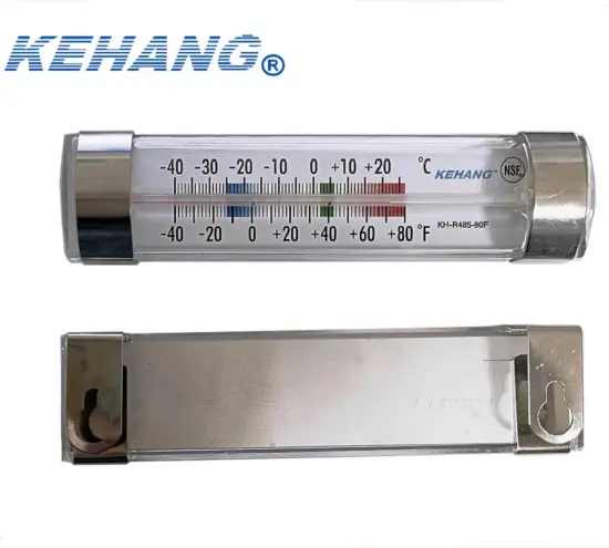 NSF Certified Fridge Freezer Thermometer with Suction Cup