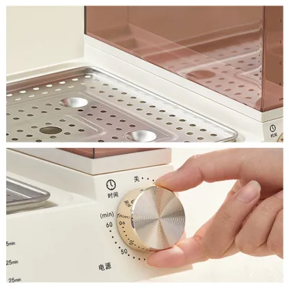 Electrical 2 Layer Multi-Purpose Electric Food Steamer for Kitchen Cookware