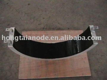 Aluminum Bracelet anodes for pipeline