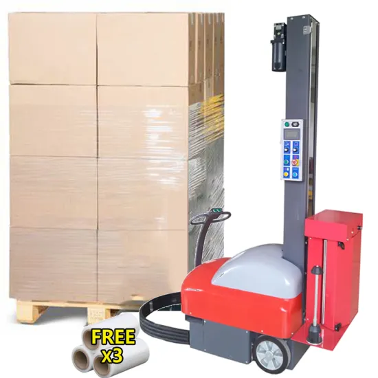 CE Certified Intelligent Mobile Robot Pallet Stretch Film Wrapping Machine