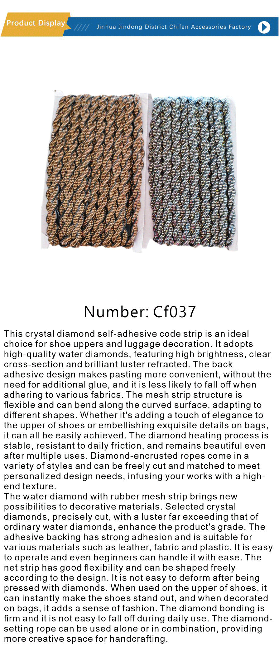 Shoe accessories-xiangqing1-CF037