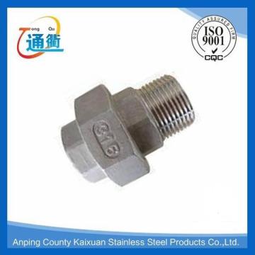 casting 316 stainless steel male threaded union with china manufacture